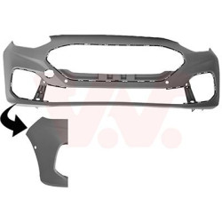 Pare-choc avant en primer 22  st-line  4 trous pour parkassist