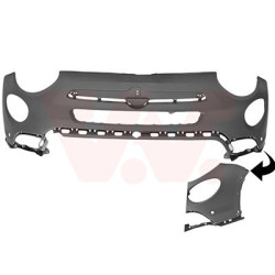 Pare-choc avant en primer cross partie supérieure  2 trous pour parkcontrol