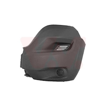 Pare-choc avant gauche -23 -a.b. noir sans trous pour gicleur lave-phares sans trous pour élargisseur