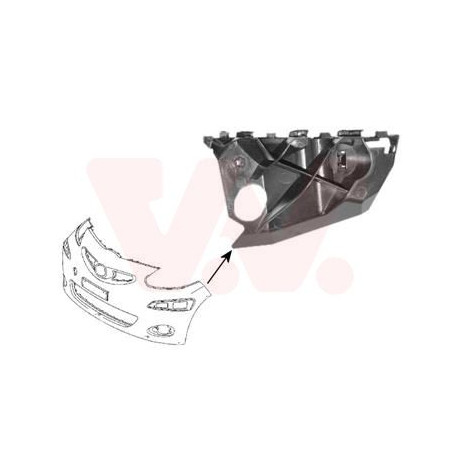 Support pare-choc avant extérieur gauche