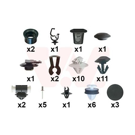 Kit montage porte avant