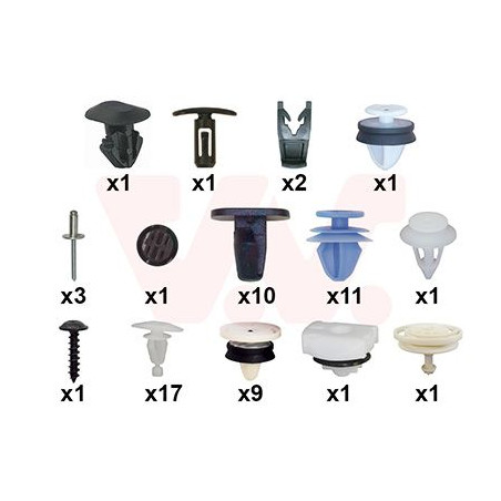 Kit montage porte avant