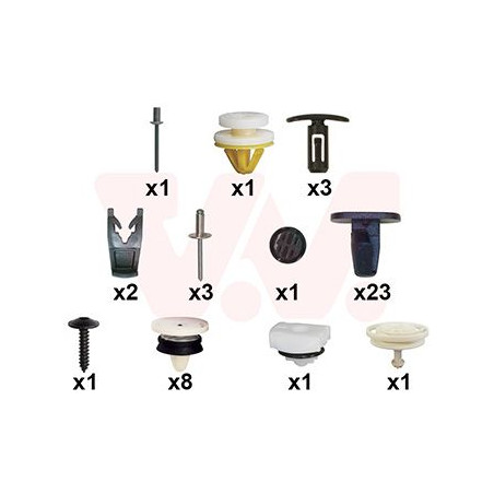 Kit montage porte avant