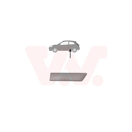 Moulure aile arrière gauche (pour véhicule 2-3 portes)