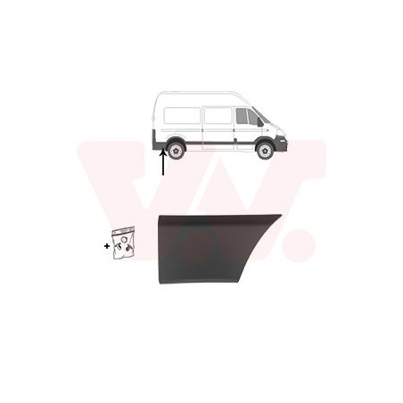 Moulure arrière droite