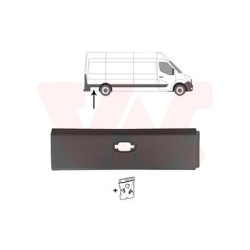 Moulure arrière droite