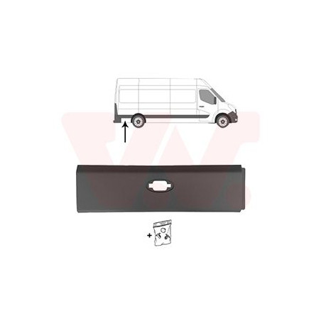 Moulure arrière droite