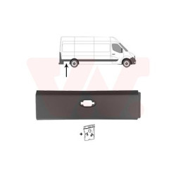 Moulure arrière gauche