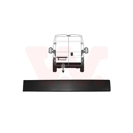 Moulure inférieure porte arrière gauche