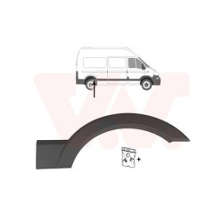 Moulure passage roue arrière droit