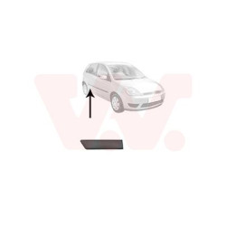 Moulure porte arrière gauche