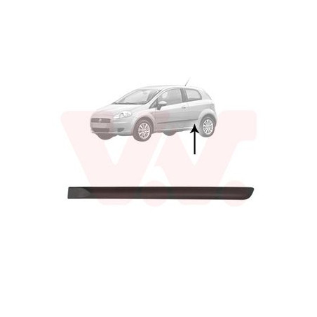 Moulure porte arrière gauche