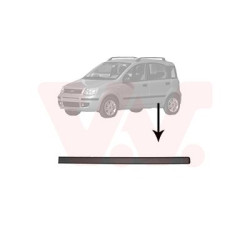 Moulure porte arrière gauche