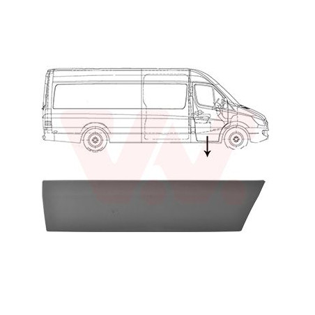 Moulure porte avant droite