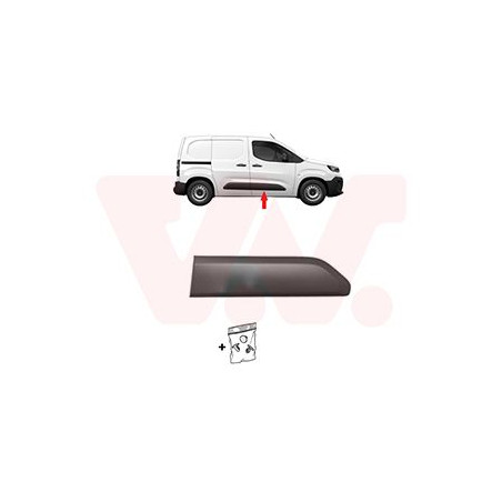 Moulure porte avant droite (pour véhicule 4-5 portes) primer