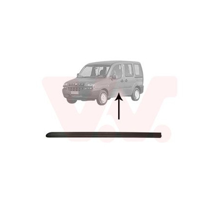 Moulure porte avant gauche