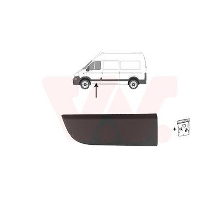 Moulure porte avant gauche