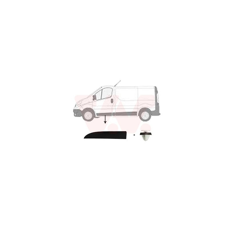 Moulure porte avant gauche