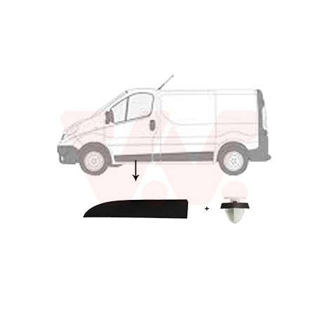 Moulure porte avant gauche