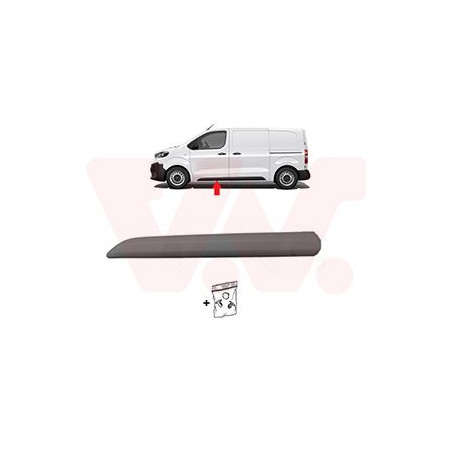 Moulure porte avant gauche primer