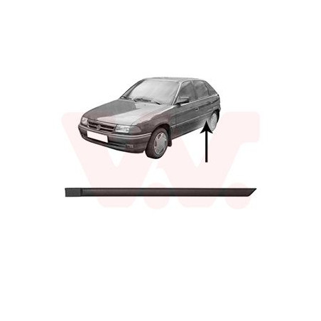 Moulure supérieure porte arrière gauche