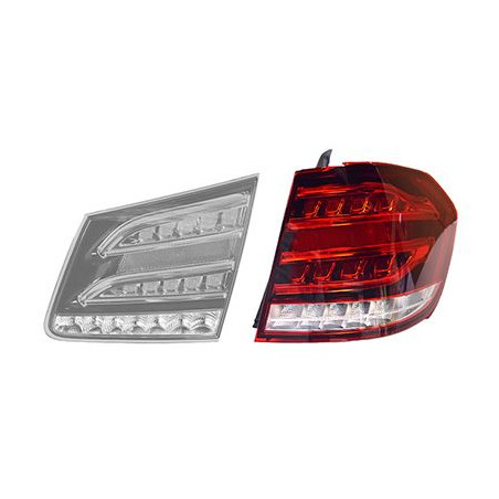 Feu arrière droit led ulo break partie extérieure