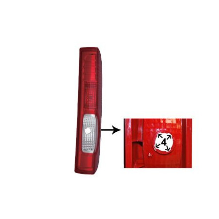 Feu arrière droit sans partie éléctrique