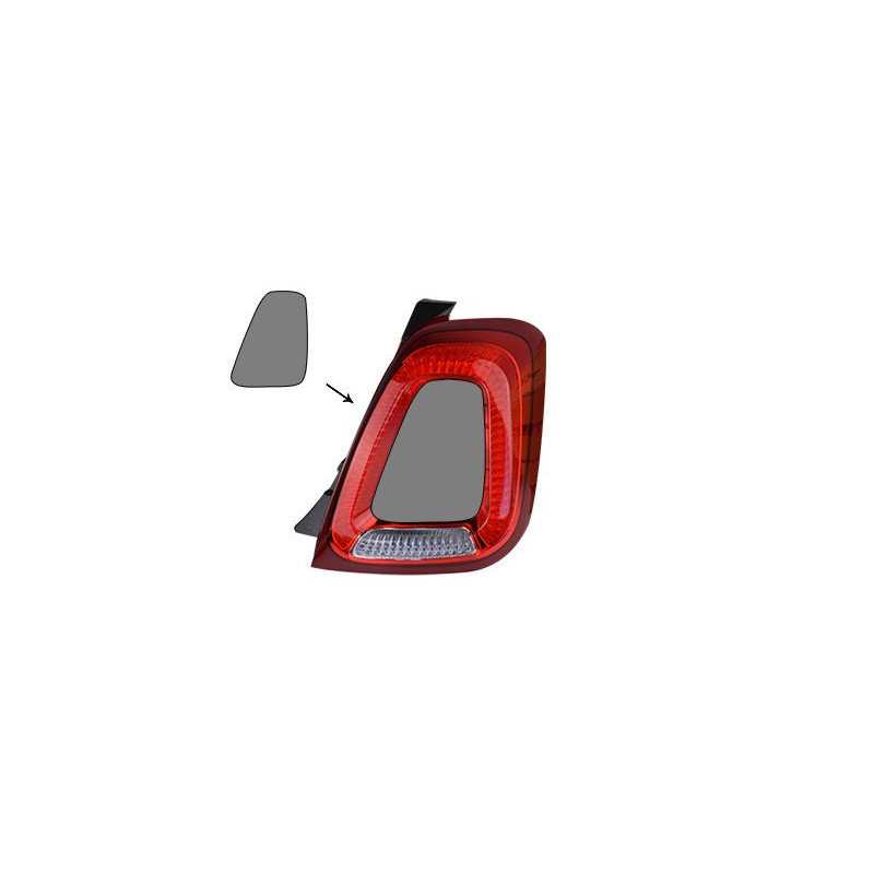 Feu arrière droit sans partie éléctrique