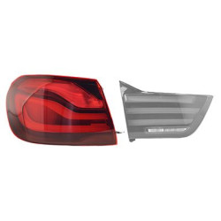 Feu arrière gauche 3-17  ulo partie extérieure black line