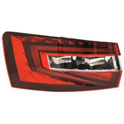 Feu arrière gauche break partie extérieure foncé