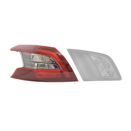 Feu arrière gauche sans partie éléctrique