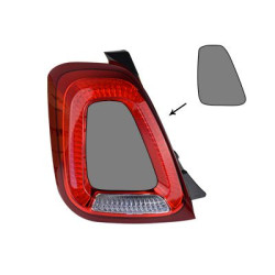 Feu arrière gauche sans partie éléctrique