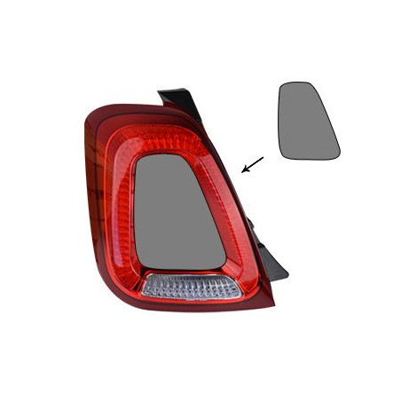 Feu arrière gauche sans partie éléctrique