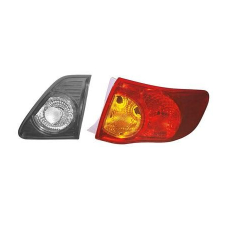 Verre extérieur feu arrière droit