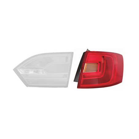 Verre extérieur feu arrière droit