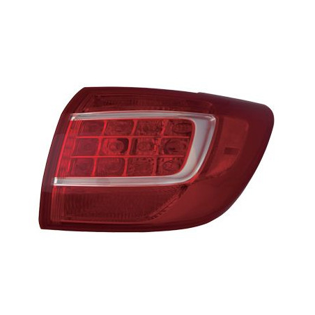 Verre extérieur feu arrière droit