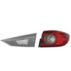 Verre extérieur feu arrière droit