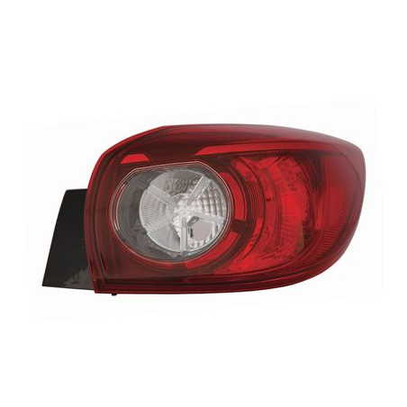 Verre extérieur feu arrière droit