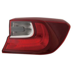 Verre extérieur feu arrière droit