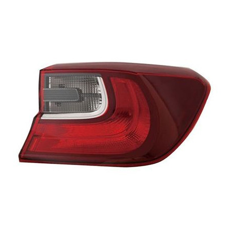 Verre extérieur feu arrière droit