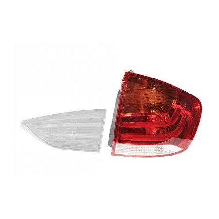 Verre extérieur feu arrière droit