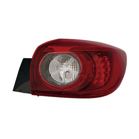 Verre extérieur feu arrière droit