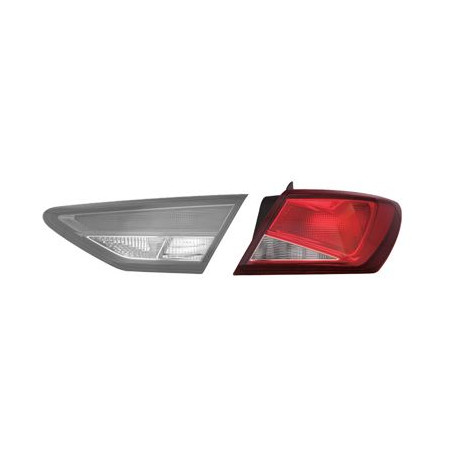 Verre extérieur feu arrière droit