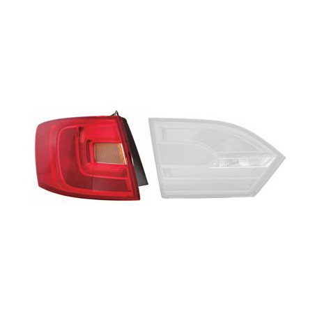 Verre extérieur feu arrière gauche