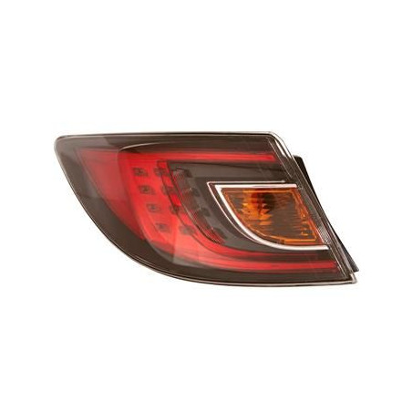 Verre extérieur feu arrière gauche