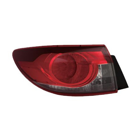 Verre extérieur feu arrière gauche