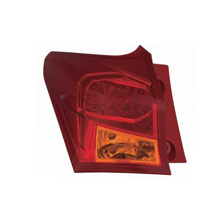 Verre extérieur feu arrière gauche