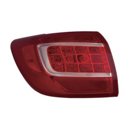 Verre extérieur feu arrière gauche