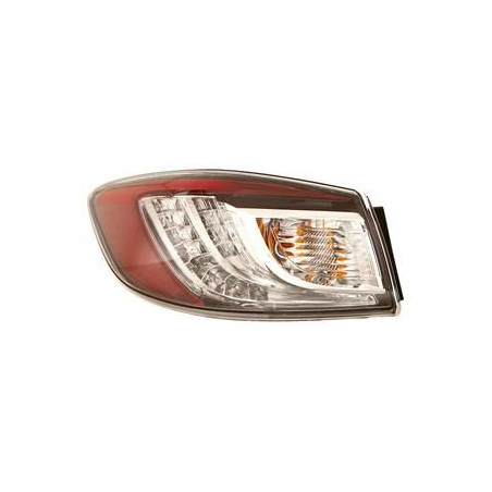 Verre extérieur feu arrière gauche