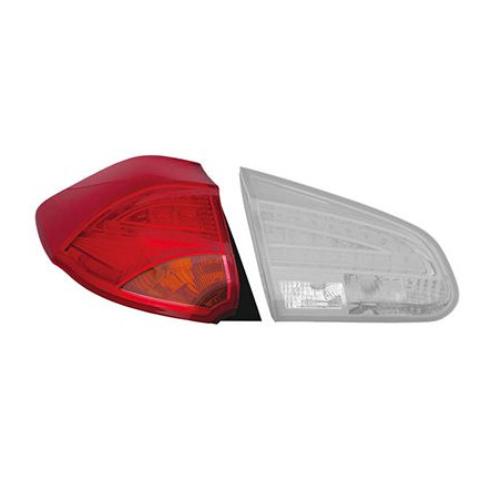 Verre extérieur feu arrière gauche